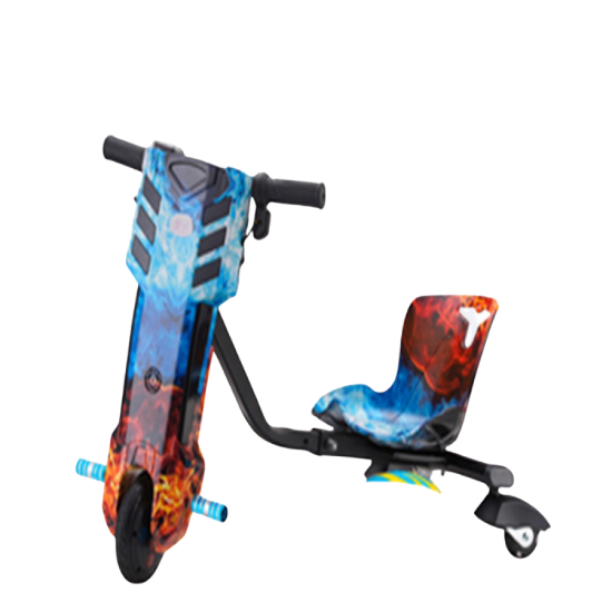 صورة سكوتر درفت "نار x جليد" – تحدّي الحركات بلونين مجنونة